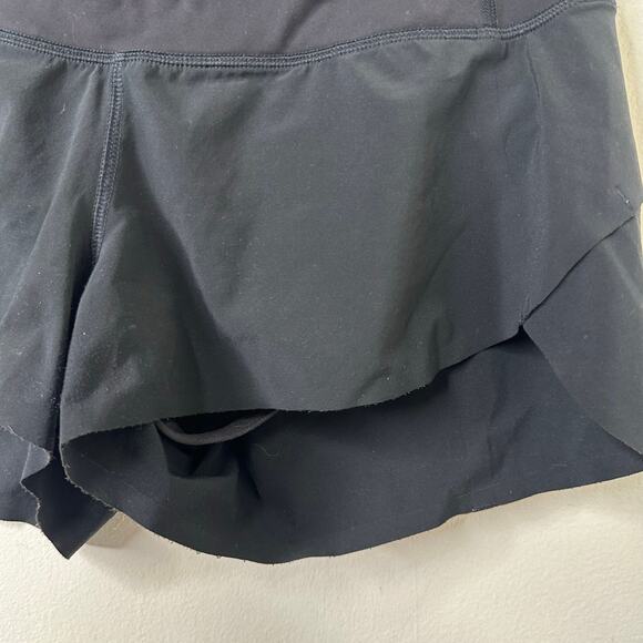 6 Lululemon Speed Up Short 2.5″ Black High-Rise Lined Active Shorts Athleisure - Picture 4 of 8